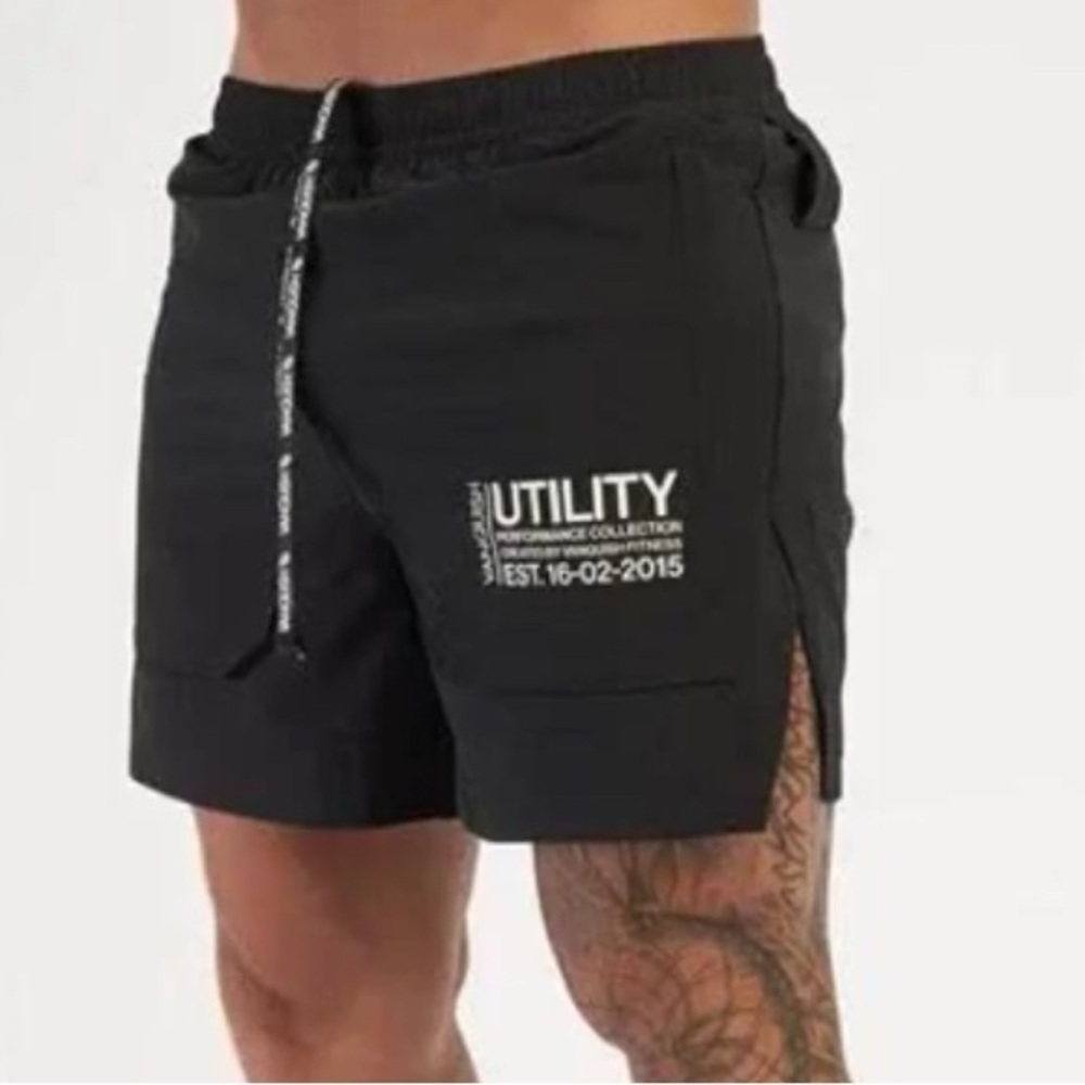 Vanquish Fitness black shorts, XXL
